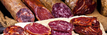 Cargar imagen en el visor de la galería, LOTE SURTIDO DE LONCHEADOS IBERICOS + JAMÓN DUROC (+25 MESES)