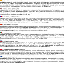 Cargar imagen en el visor de la galería, LOTE SURTIDO DE LONCHEADOS IBERICOS + JAMÓN DUROC (+25 MESES)