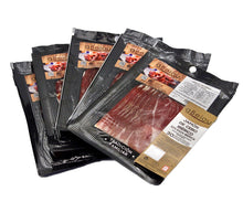Cargar imagen en el visor de la galería, JAMÓN DE CEBO IBÉRICO 50% RAZA IBÉRICA LONCHEADO (CURADO +30 MESES) 500gr