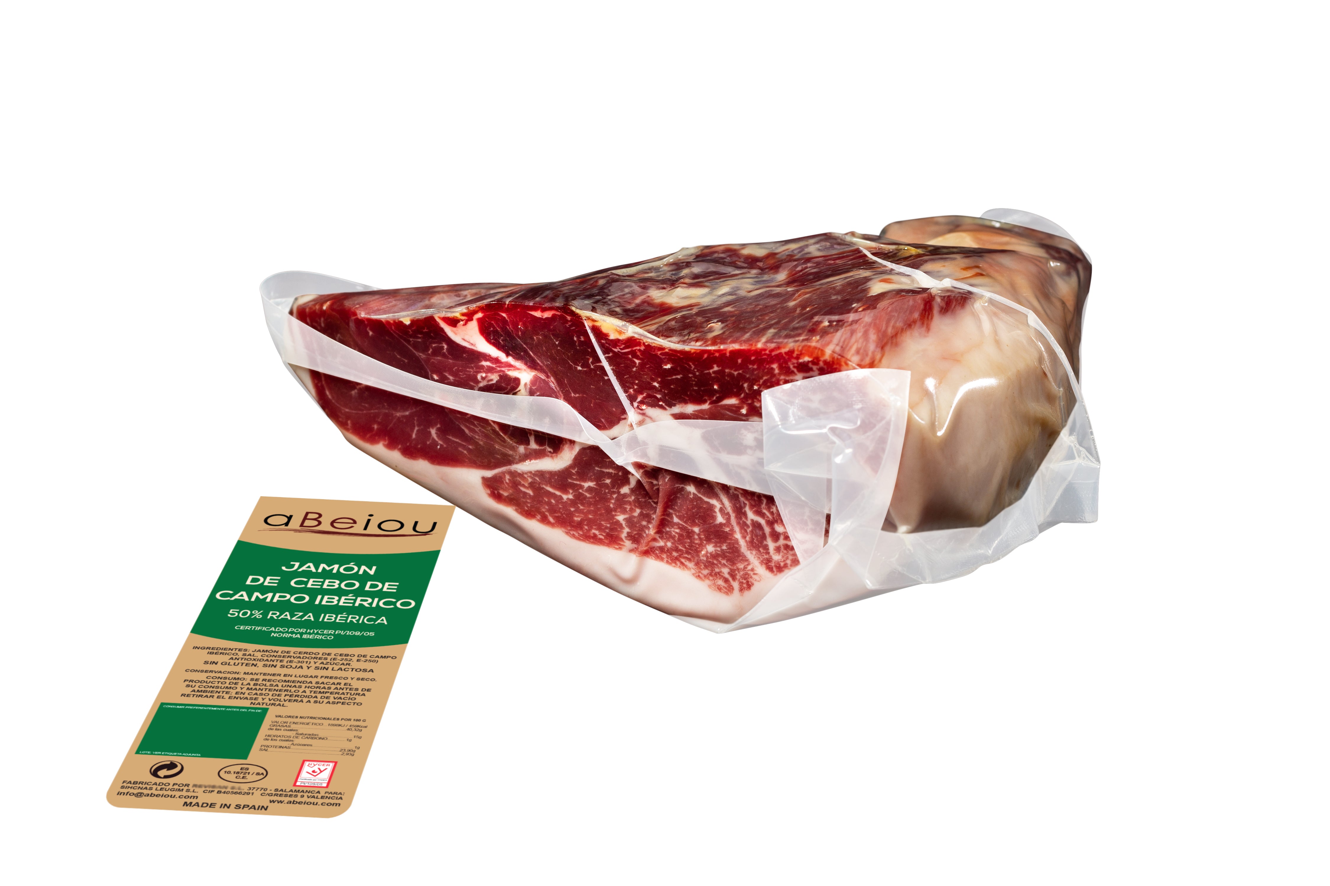 1KG JAMON IBERICO DE CEBO DE CAMPO DESHUESADO (CURADO +30 MESES)